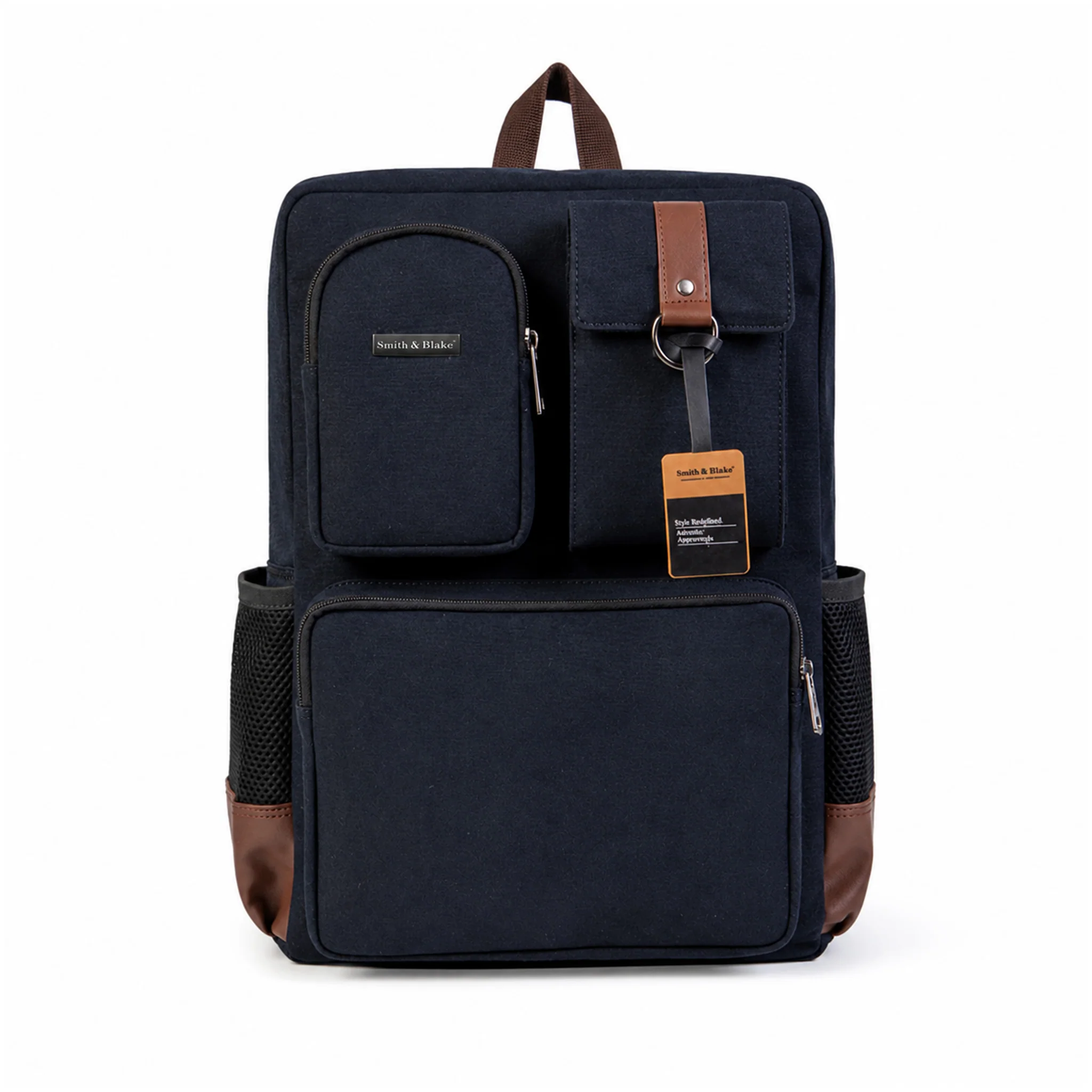 Smith & Blake VOYAGER Laptop Backpack Blue