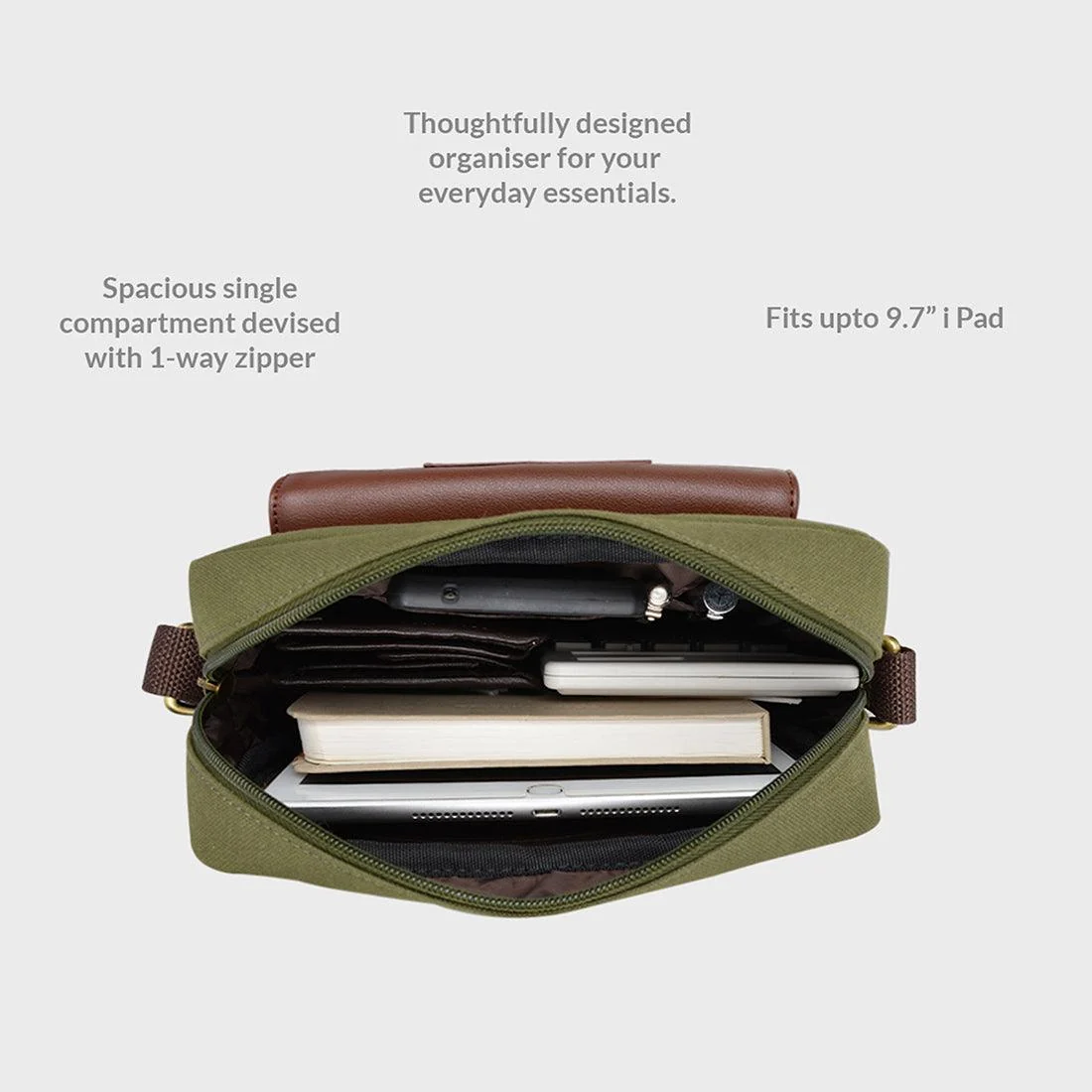 Smith & Blake SKY GREEN Cross Body Bag