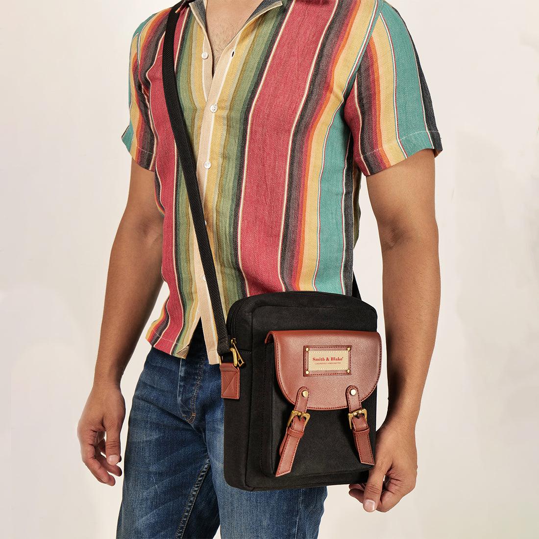 Smith & Blake SKY BLACK Cross Body Bag