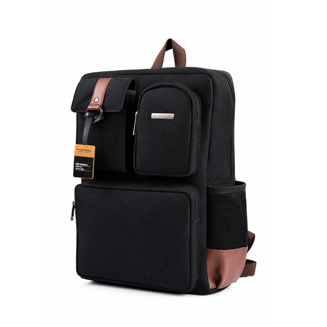 Smith & Blake VOYAGER Laptop Backpack Black