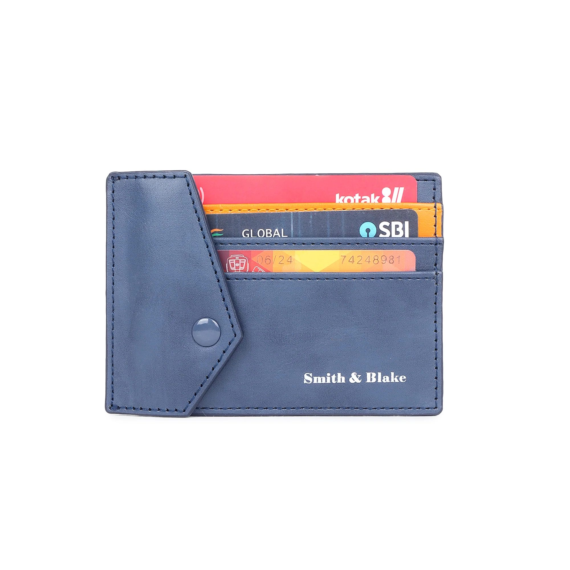 Smith & Blake PROSPERO Card Holder Wallet Blue