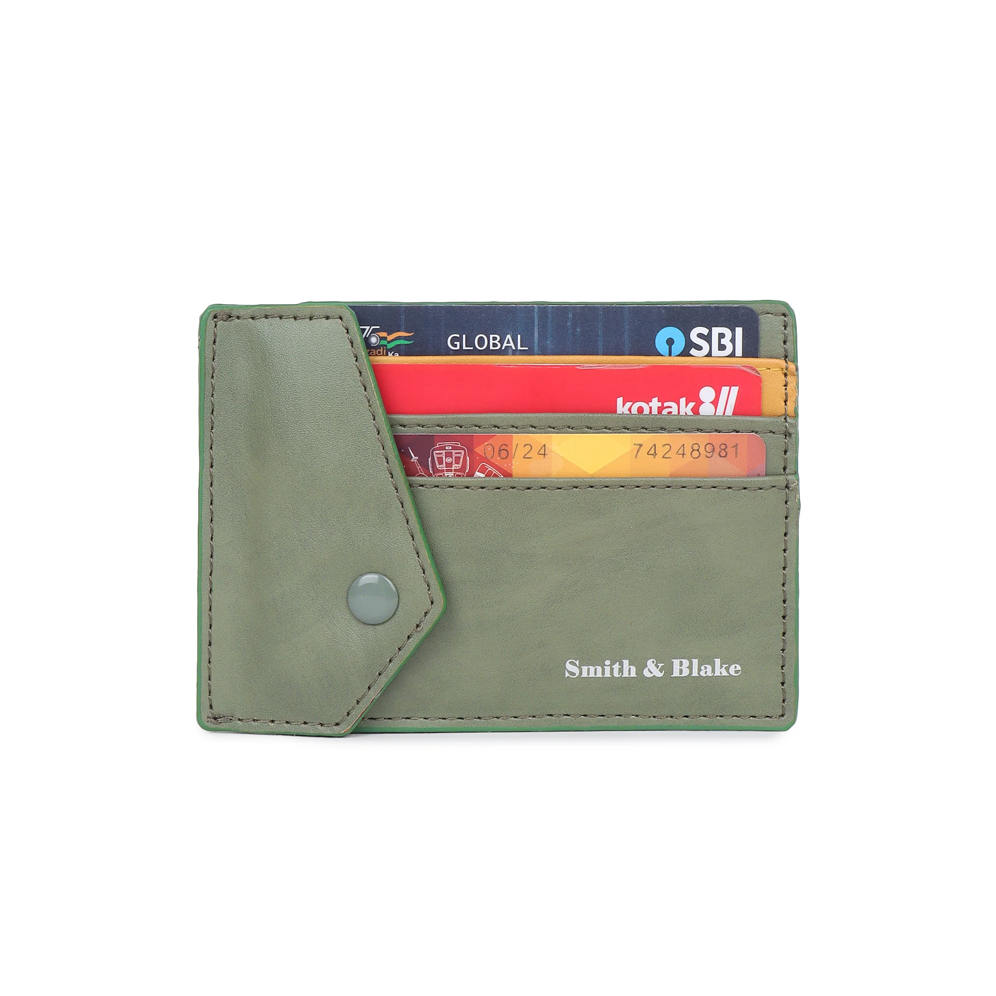 Smith & Blake PROSPERO Card Holder Wallet Green