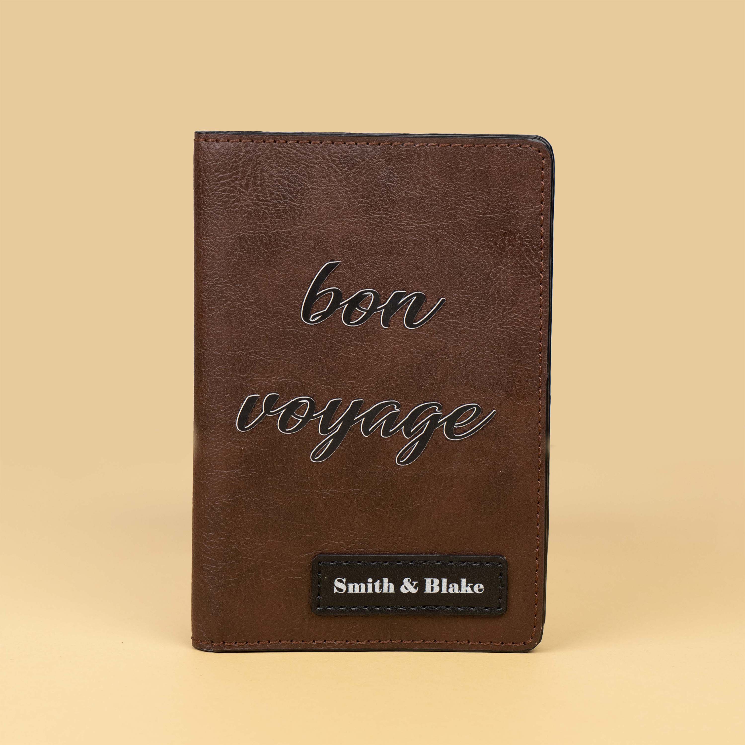 Smith & Blake QUEST Passport Wallet Brown