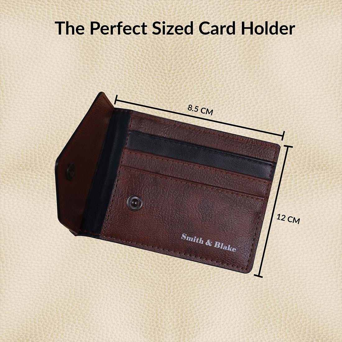 Smith & Blake PROSPERO Card Holder Wallet Brown