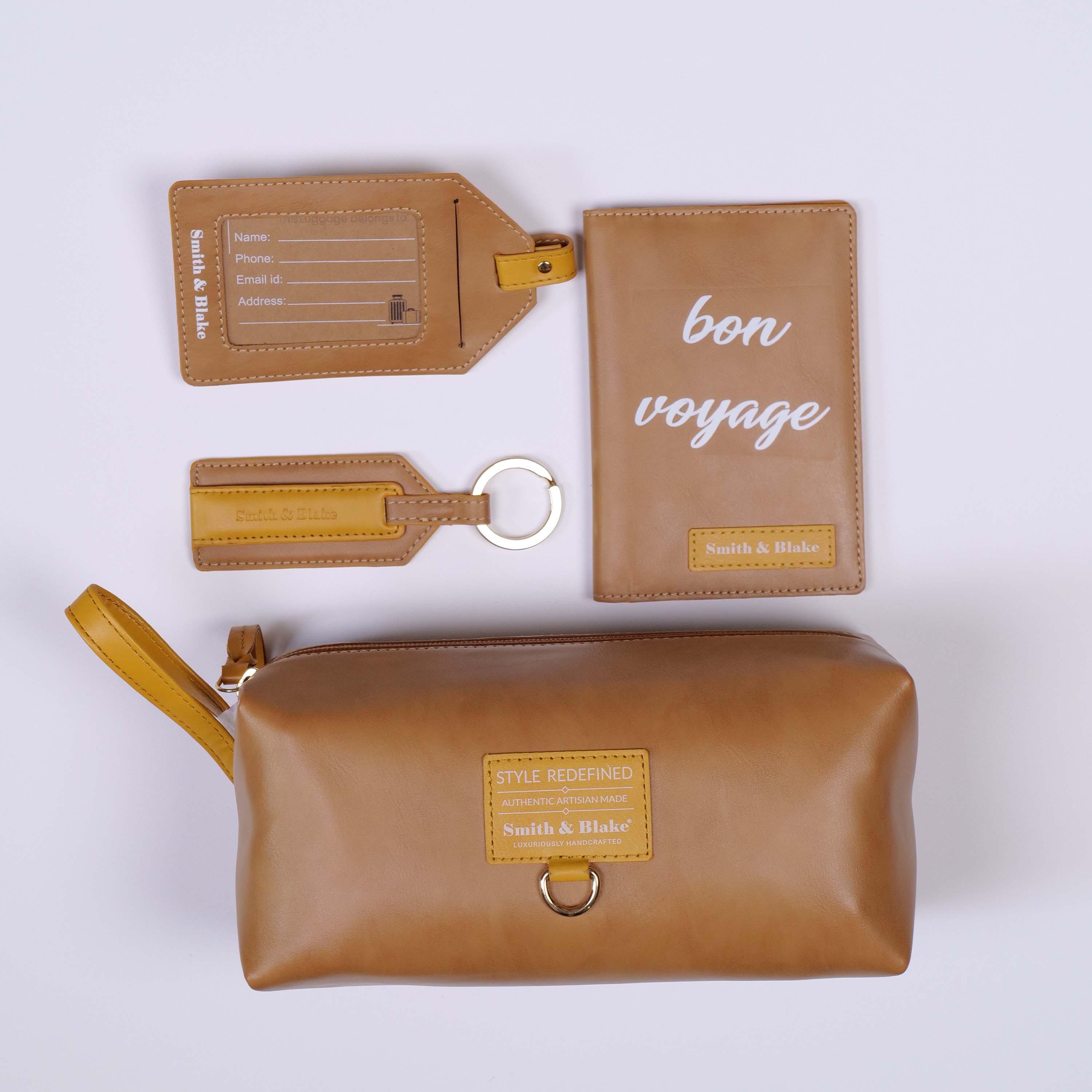 Smith & Blake HAPPY TRAVELS GIFT SET Beige