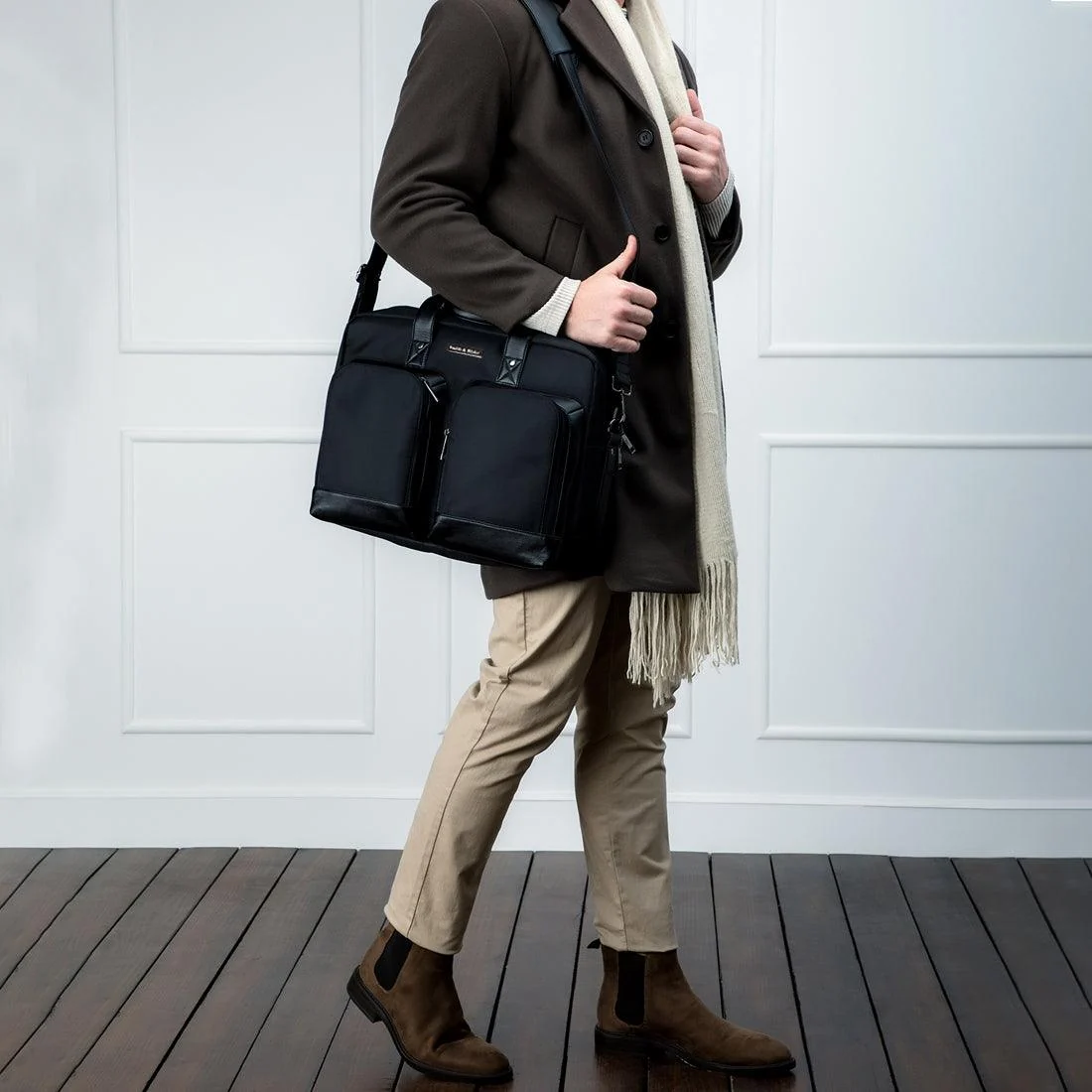 Smith & Blake ALASKA Messenger Bag Double Compartment