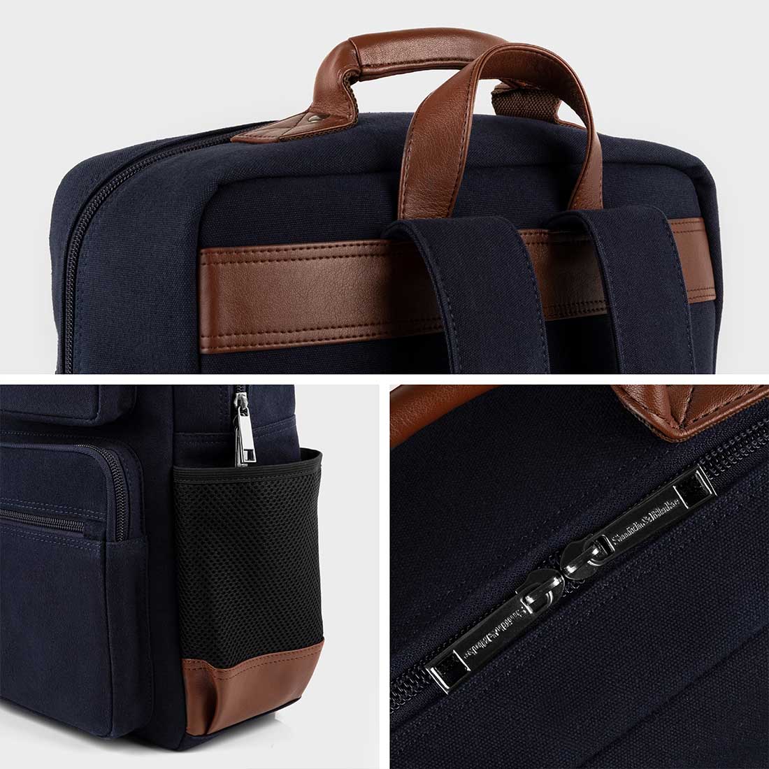 Smith & Blake ELLIOT Laptop Backpack Blue