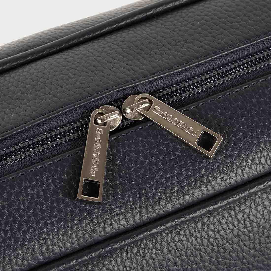 Smith & Blake MOCHA BLUE Messenger Bag