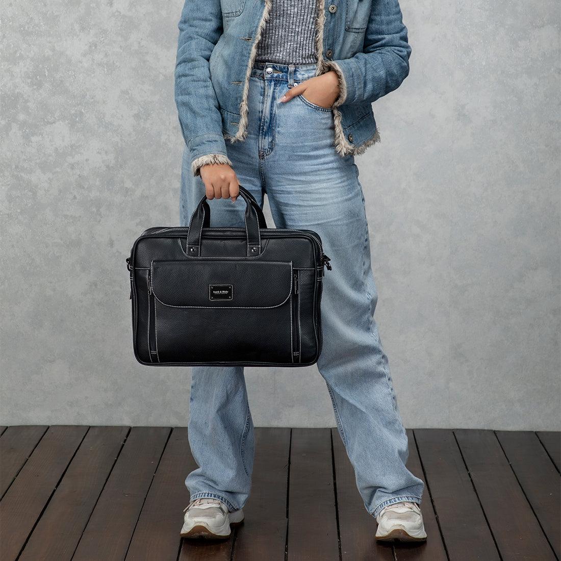Smith & Blake FLORENCE Messenger Bag Double Compartment