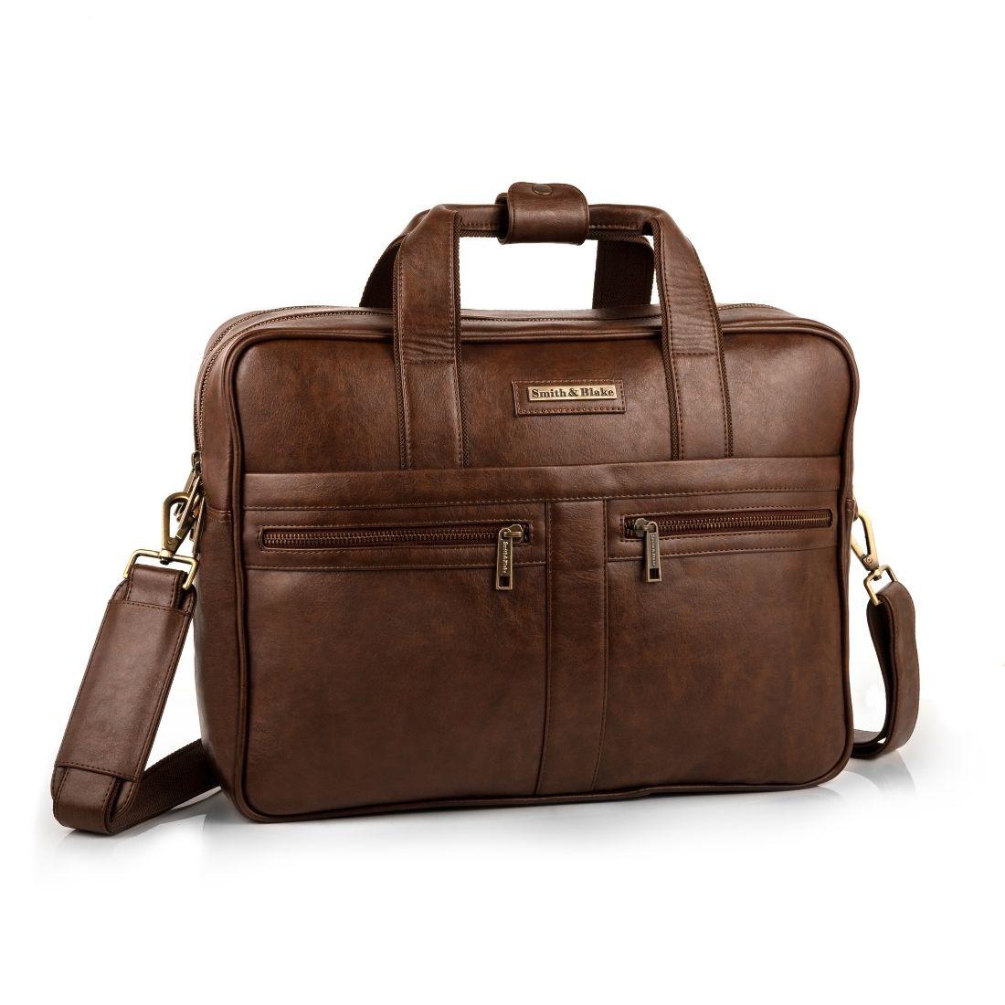 Smith & Blake UPTOWN Messenger Bag Double Compartment