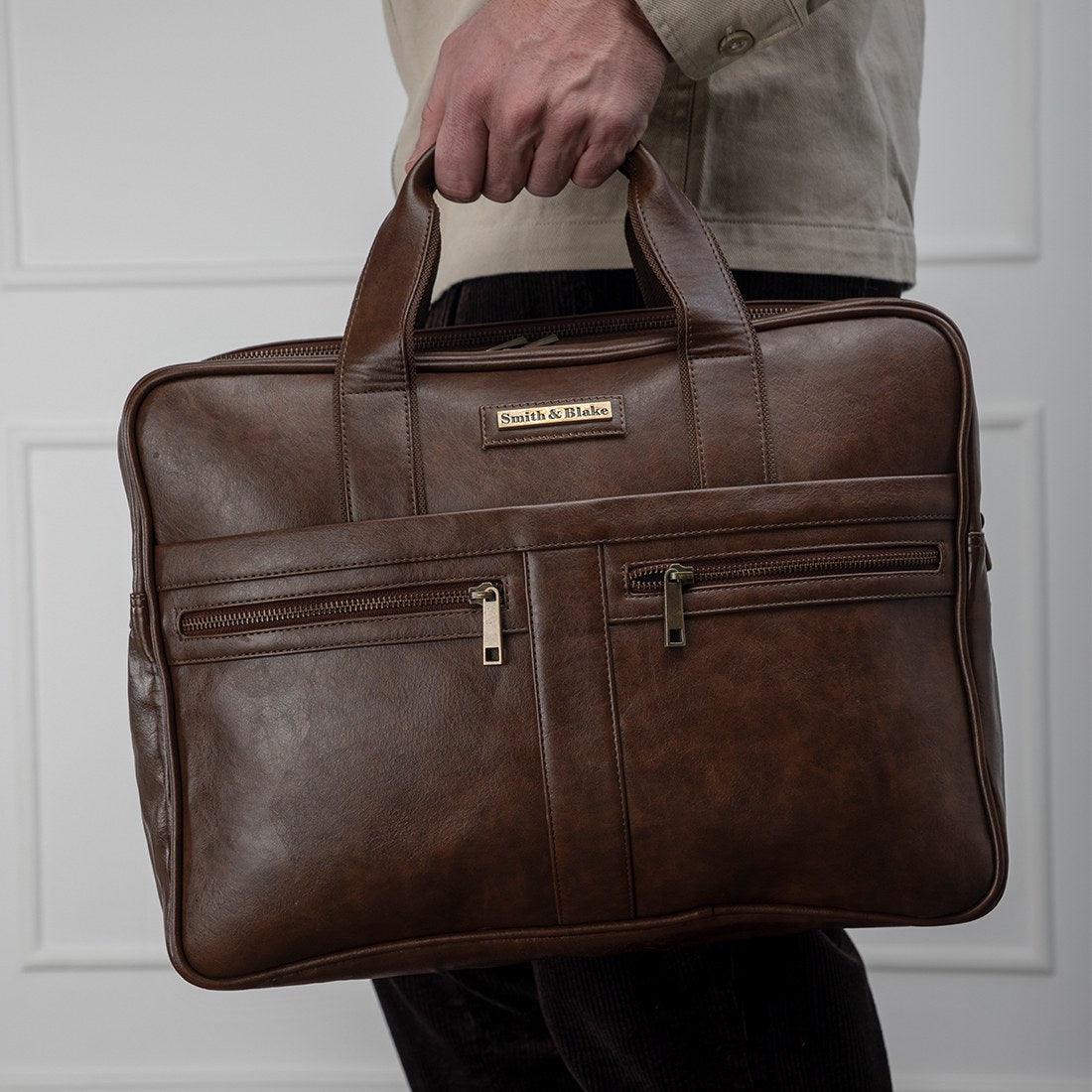 Smith & Blake UPTOWN Messenger Bag Double Compartment