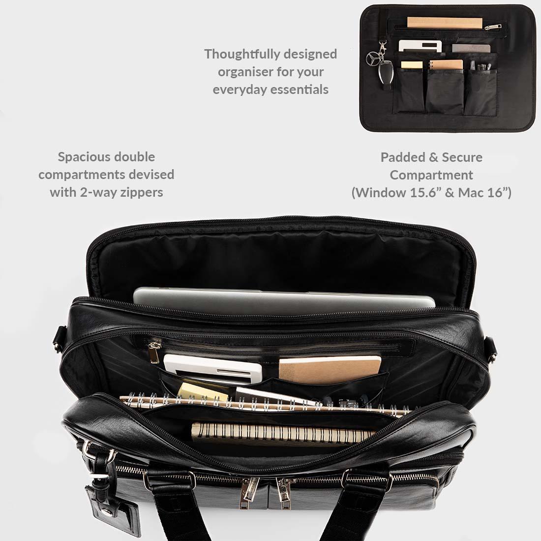 Smith & Blake STORM Messenger Bag Double Compartment