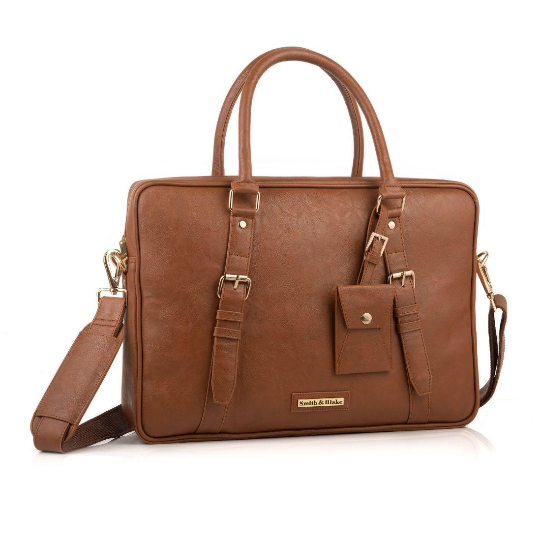 Smith & Blake MOCHA TAN Messenger Bag