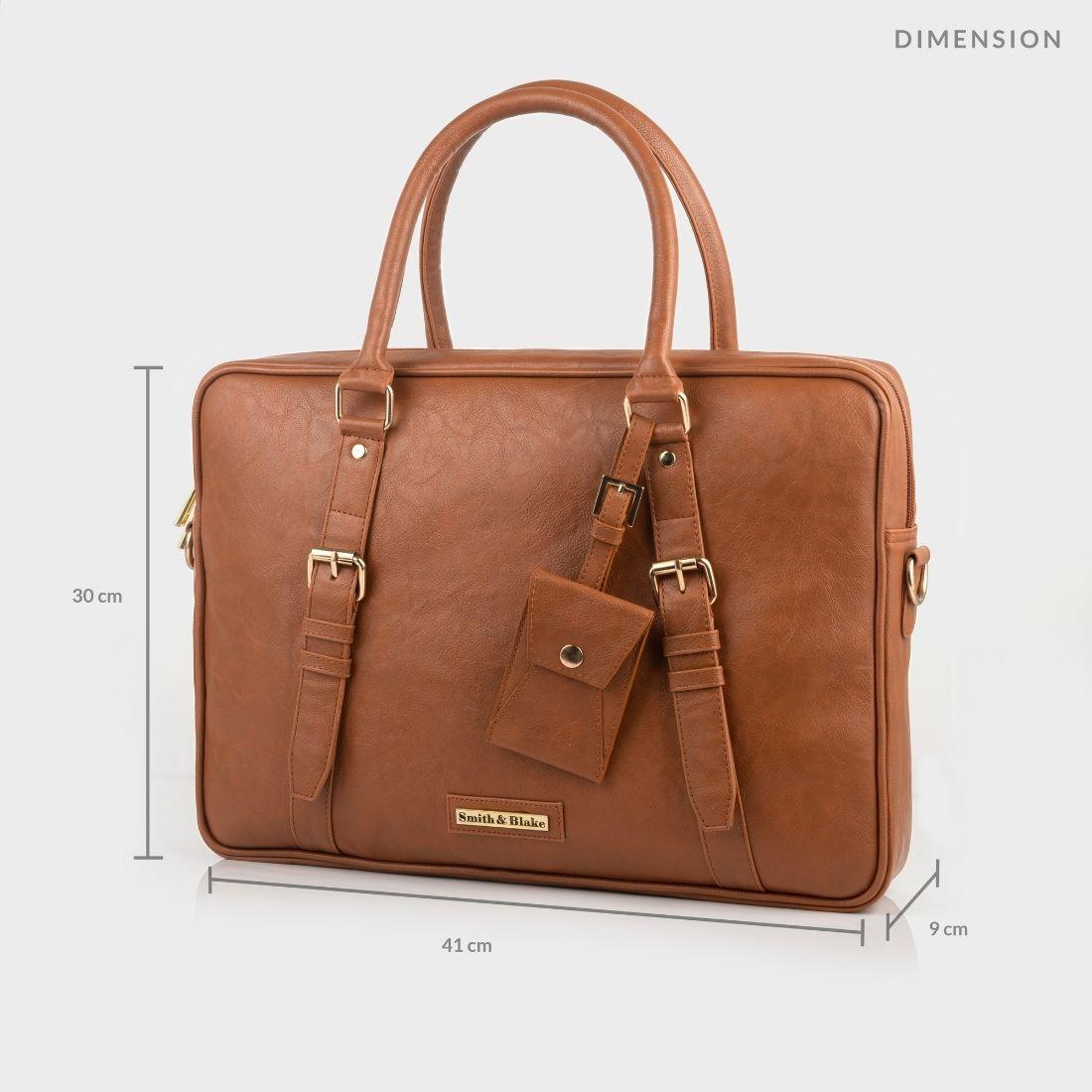 Smith & Blake MOCHA TAN Messenger Bag