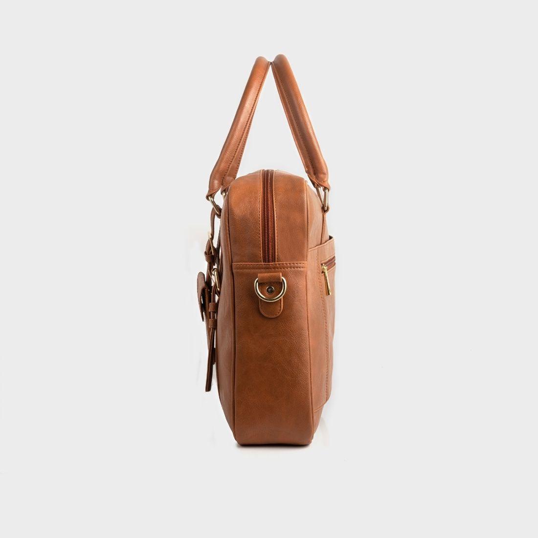 Smith & Blake MOCHA TAN Messenger Bag