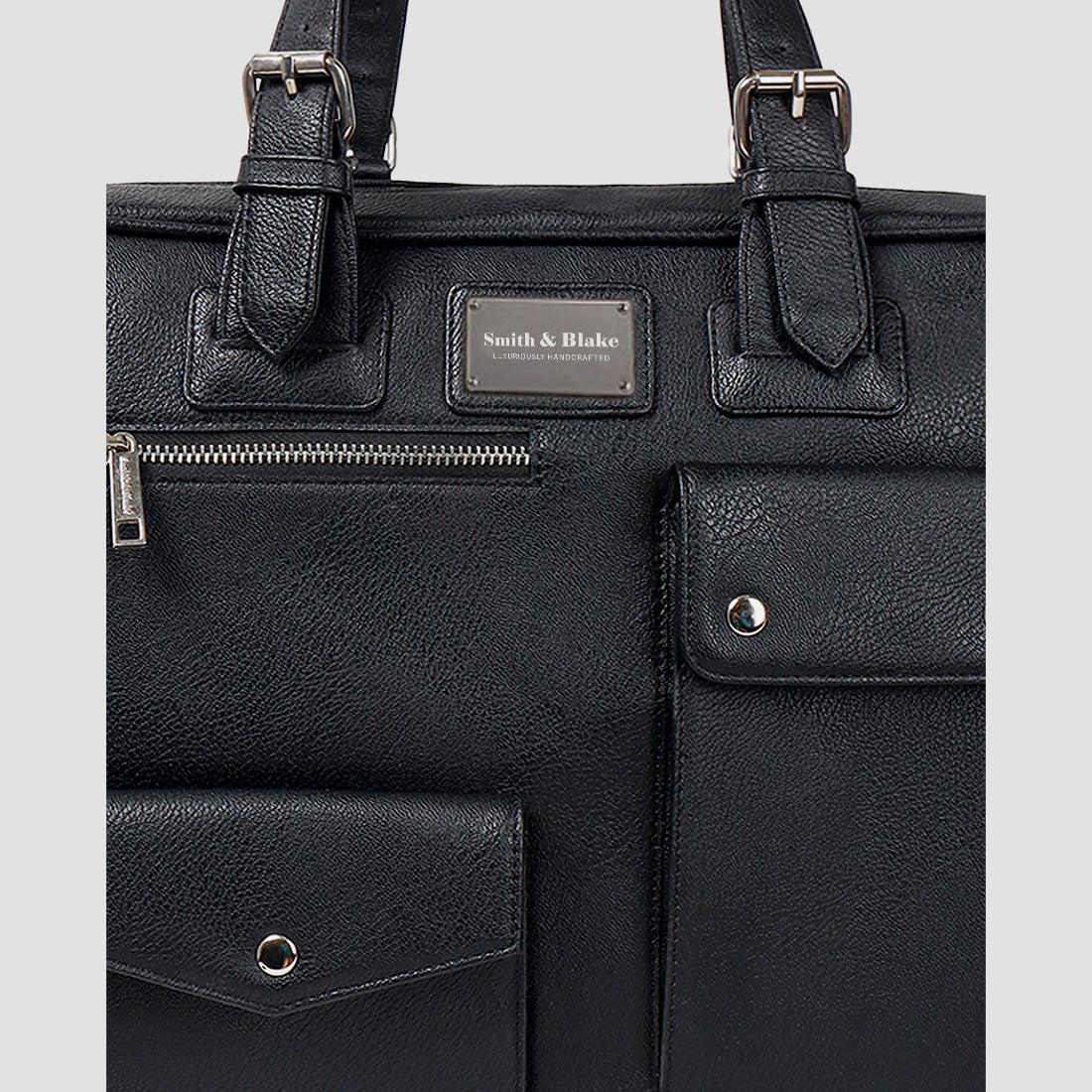 Smith & Blake MANHATTAN Messenger Bag Double Compartment